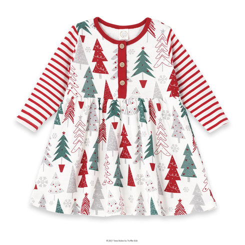 christmas-tree-dress Tesa Babe - Sophia's StyleBaby Girl Clothes-1